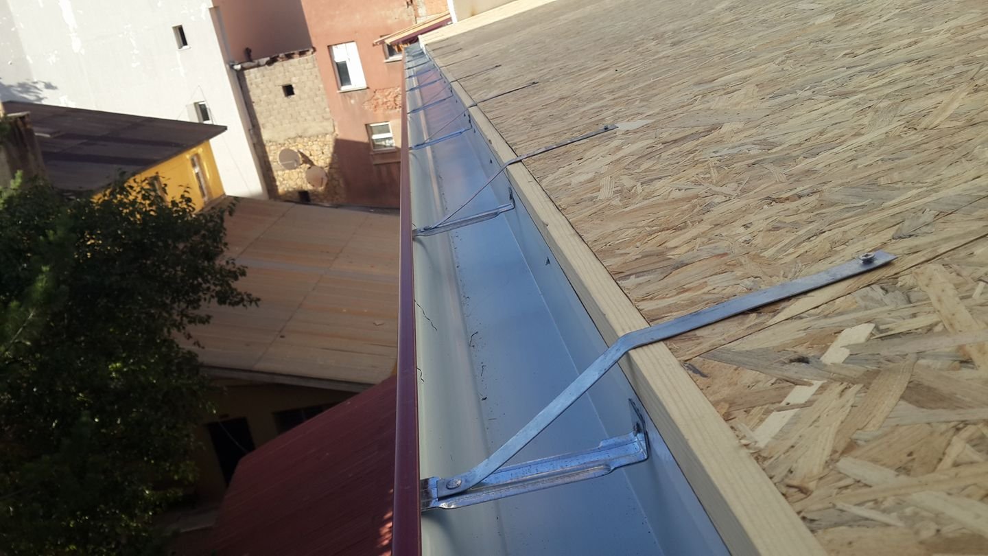 Boyalı Sac Eksiz Oluk Asma Dere Uygulaması 01