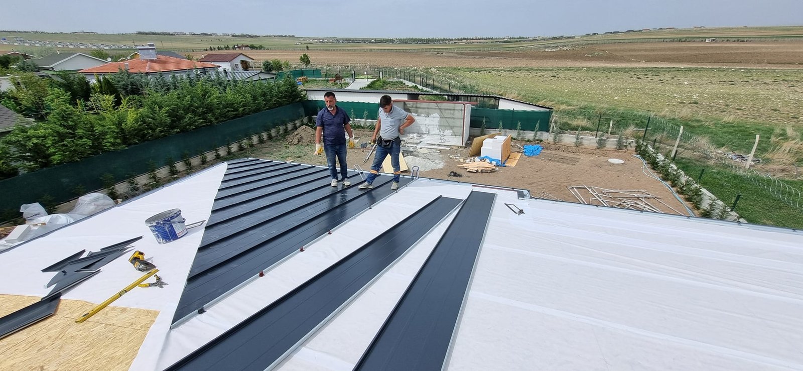 KME İthal Bakır Kenet Çatı Kaplama Uygulaması 01