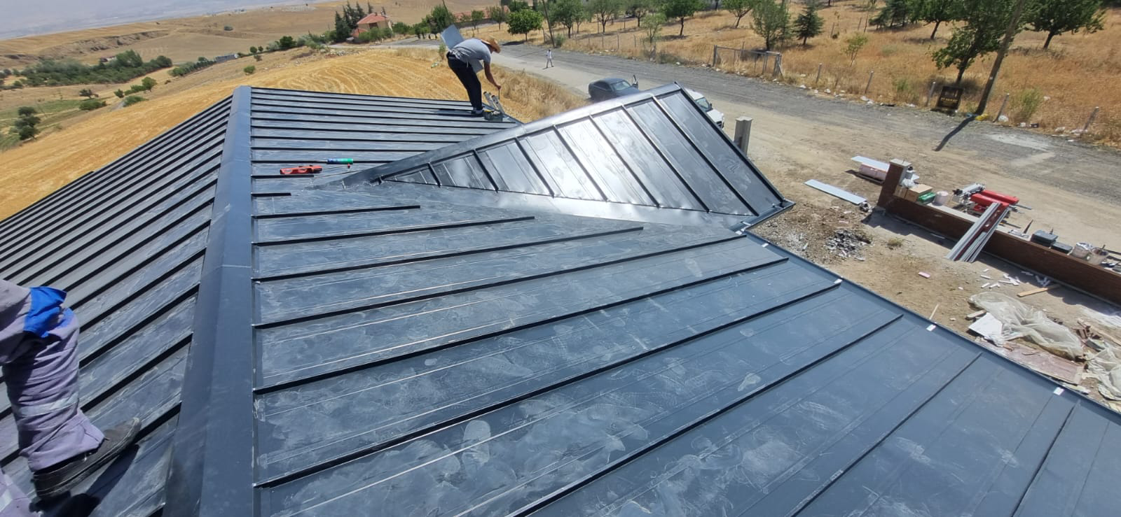 KME İthal Bakır Kenet Çatı Kaplama Uygulaması 03