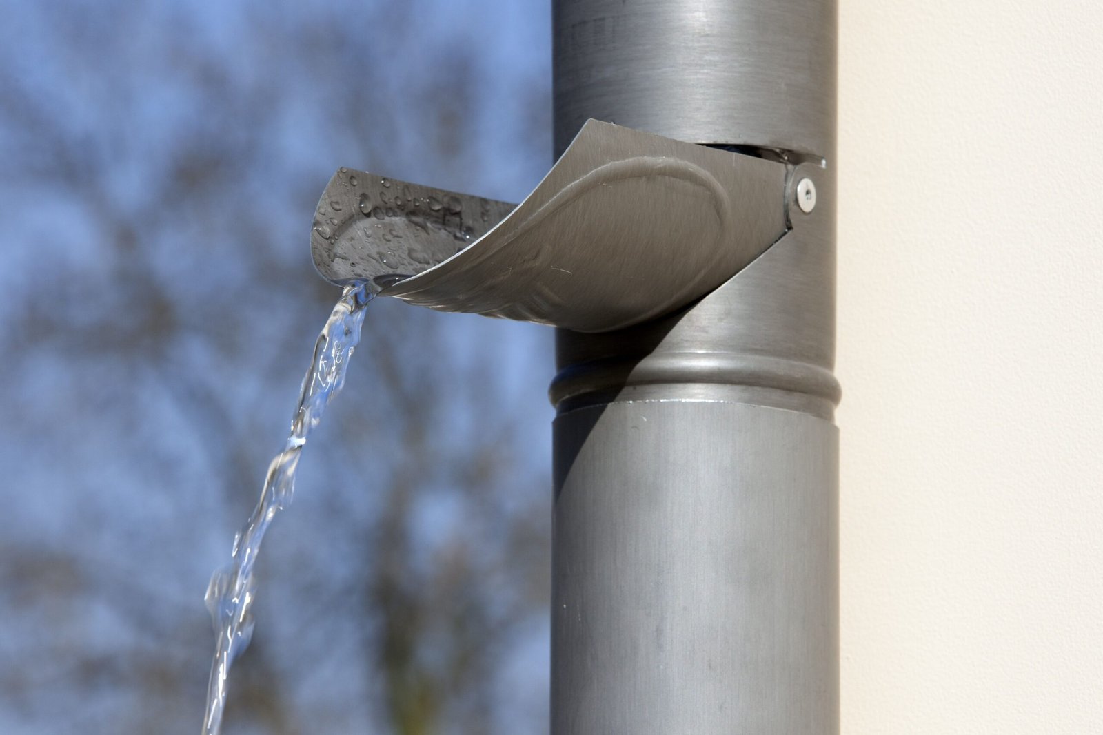 VMZinc Titanyum Çinko Yağmur İniş Boru Uygulaması 01